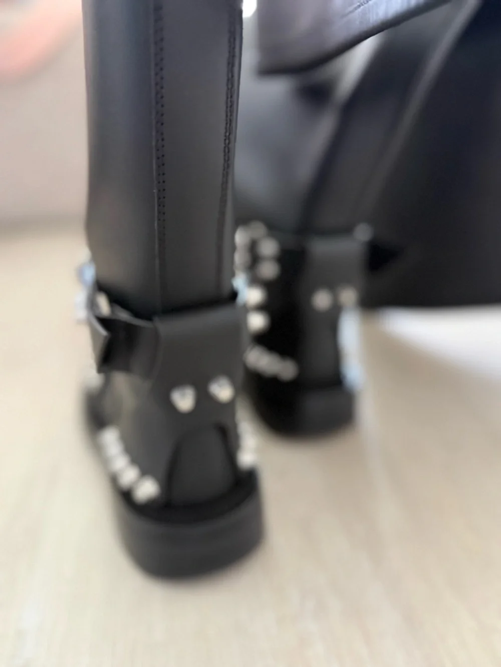 New Alexander Wang Black Dixon Buckle Thigh-high Boot In Leather 37 $2,750
